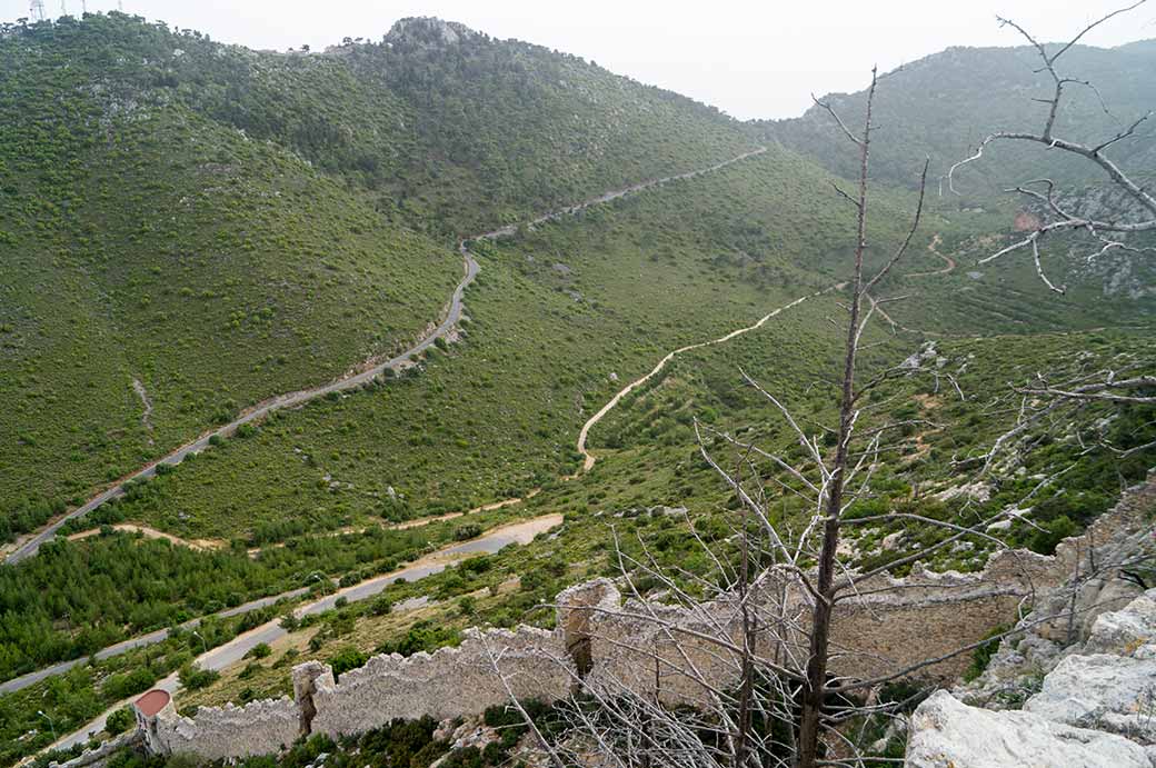 View from Saint Hilarion Castle