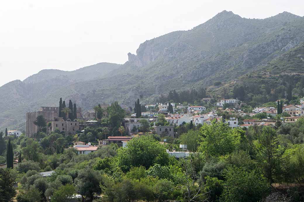 View to Bellapais Abbey