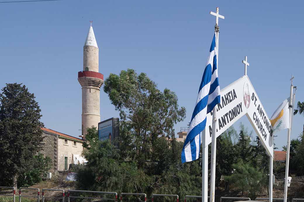 St. Antonios entrance, minaret