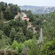 View of Troodos mountains