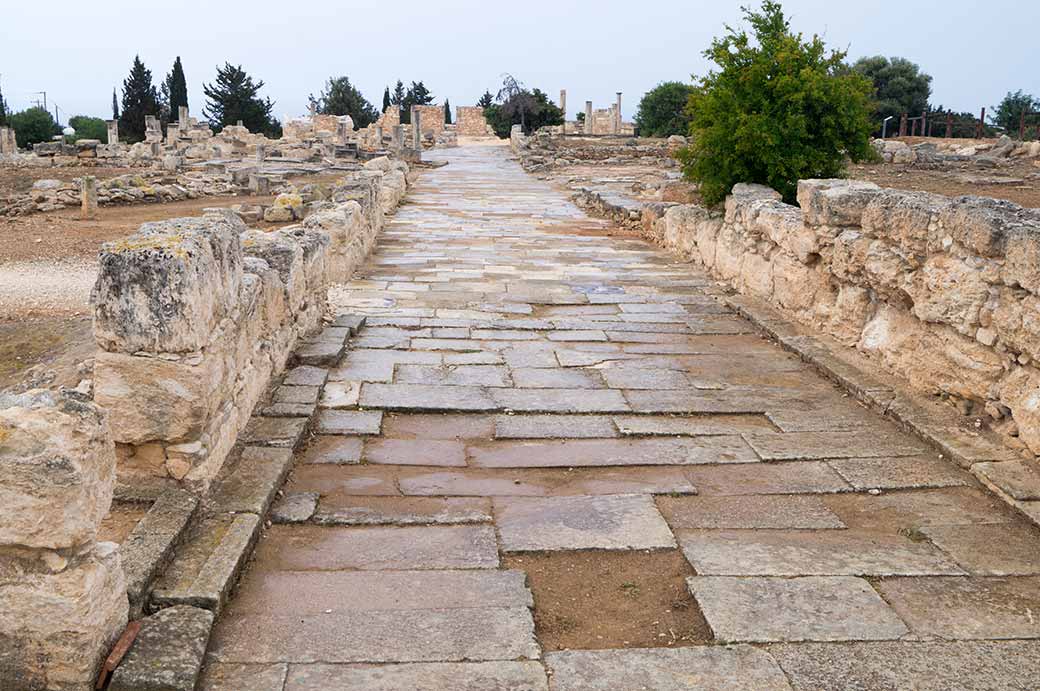 Street to Temple of Apollo Hylates