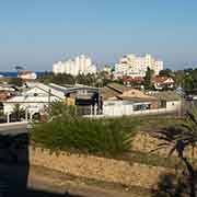 View to the beach hotels of Famagusta