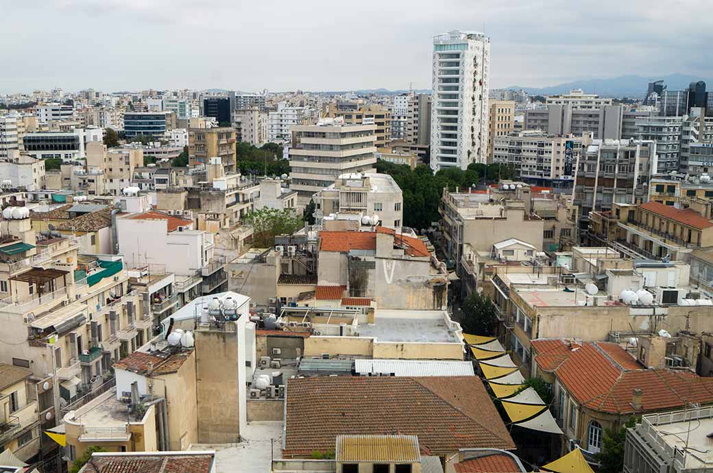 Shacolas Tower south view, Nicosia