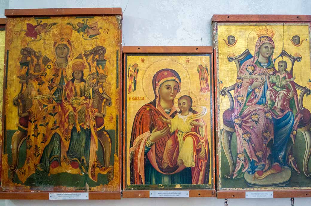 The Virgin (Eleousa) and child icons
