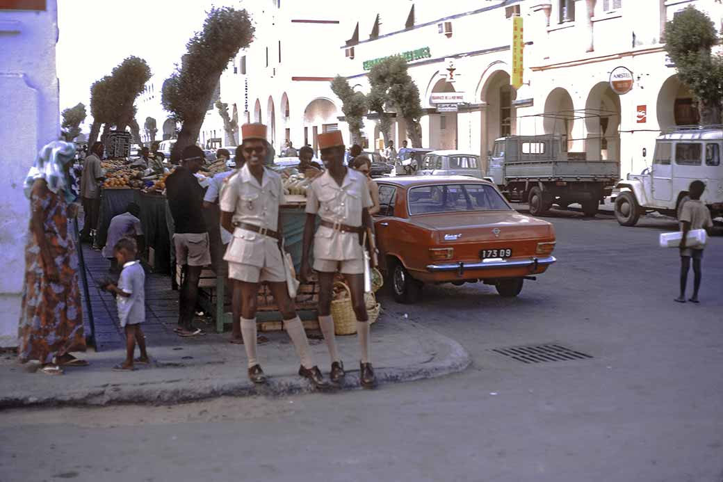 Gendarmes in the city