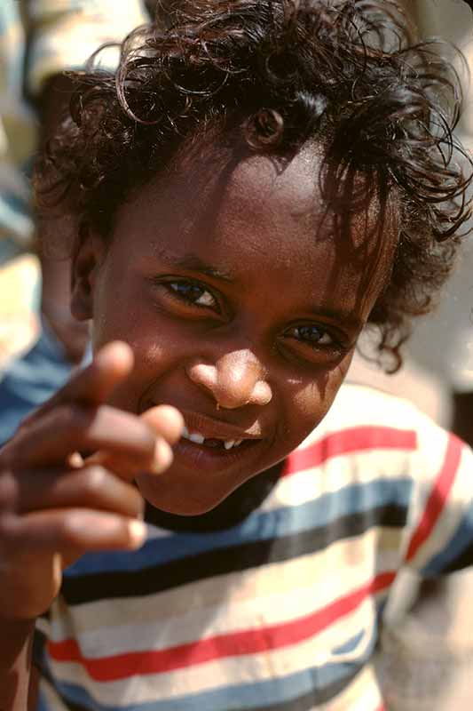 A young Issa boy