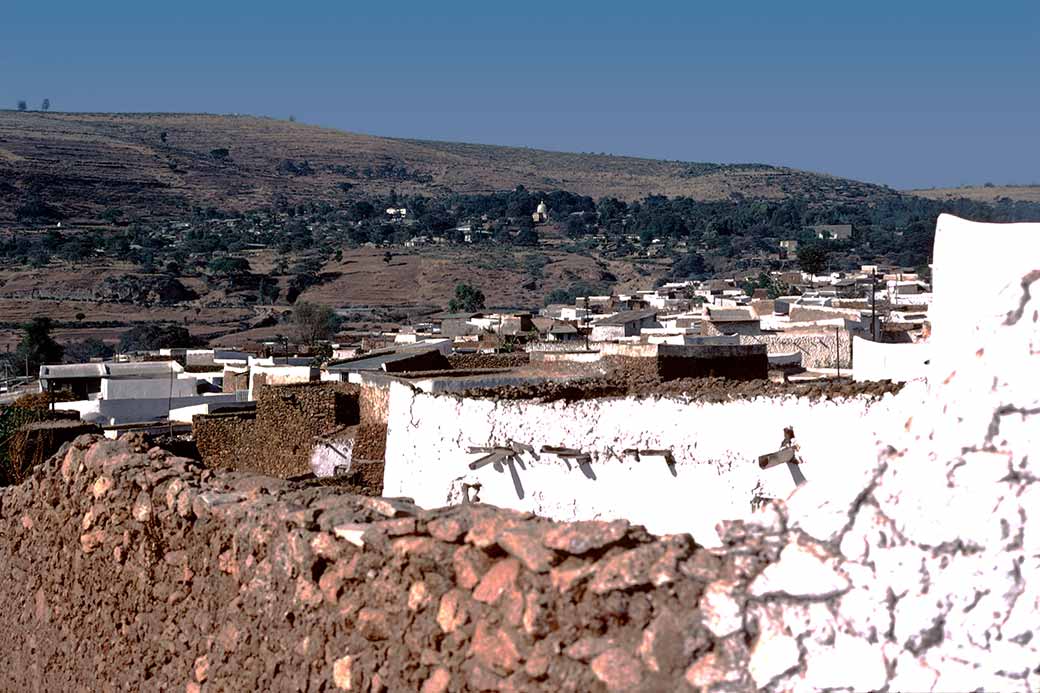 View to Christian town