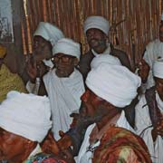 Priests singing