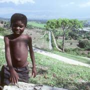 Boy at the Artibonite river