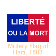 Military Flag of Haiti, 1803