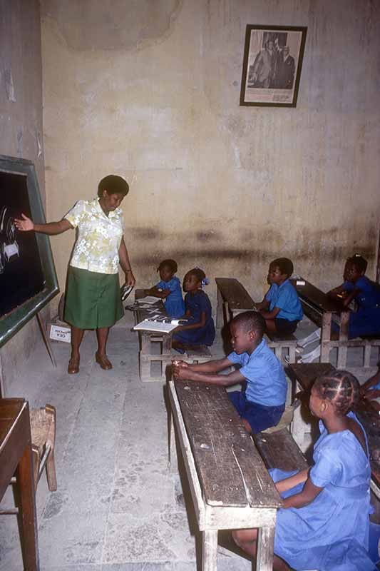 In a Jacmel school