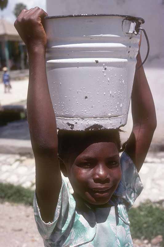 Fetching water