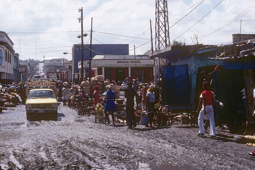 Muddy street