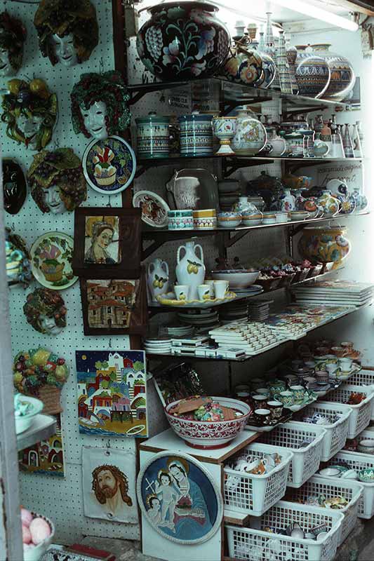 Ceramics shop, Ravello