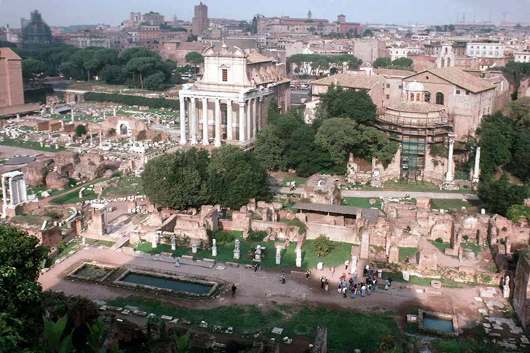 Forum from Palatine Hill