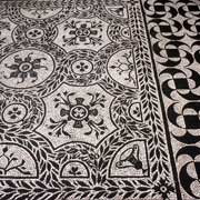 Mosaic floor, Hospitalia