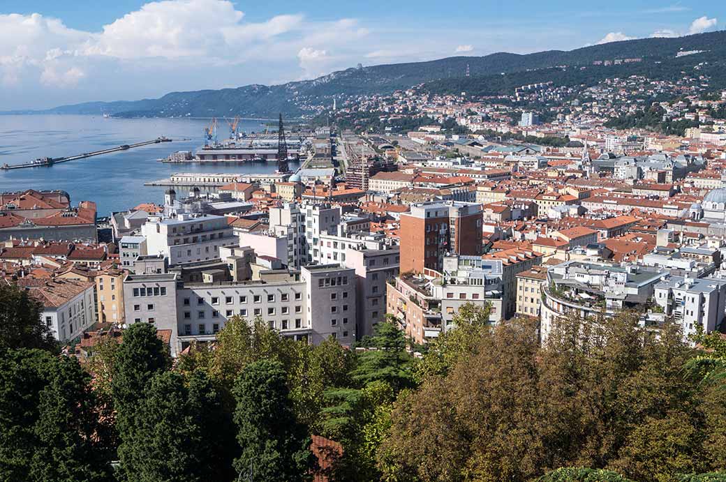 View of Trieste, north