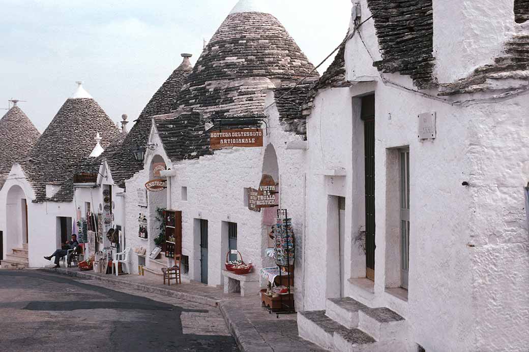 Trulli tourist shops