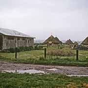 Church and huts, North Kinangop