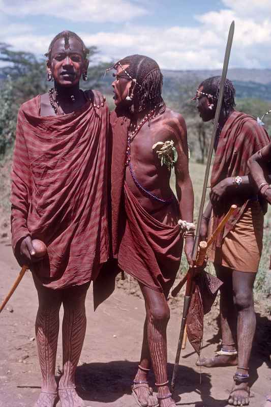 Traditional Maasai moran