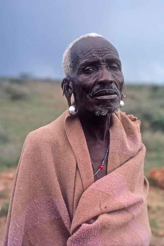 Maasai man, the Loita Plains