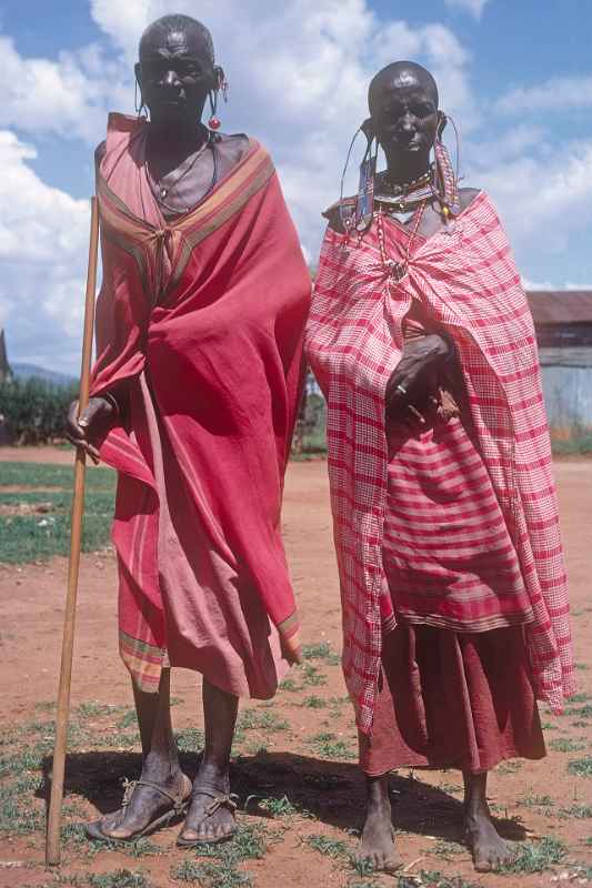 Maasai couple