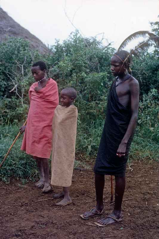 Maasai boys, Oloitokitok