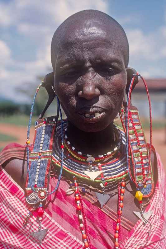 Maasai woman