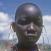 Young Maasai woman