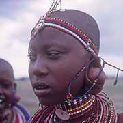 Maasai girl, Loita Plains