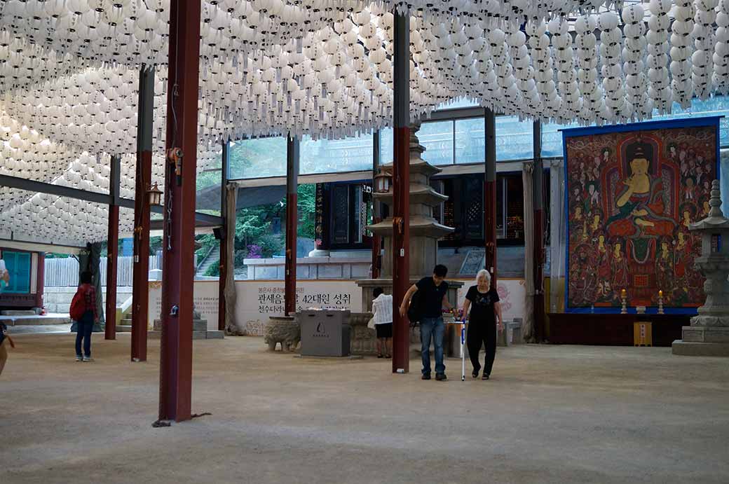 Temple courtyard