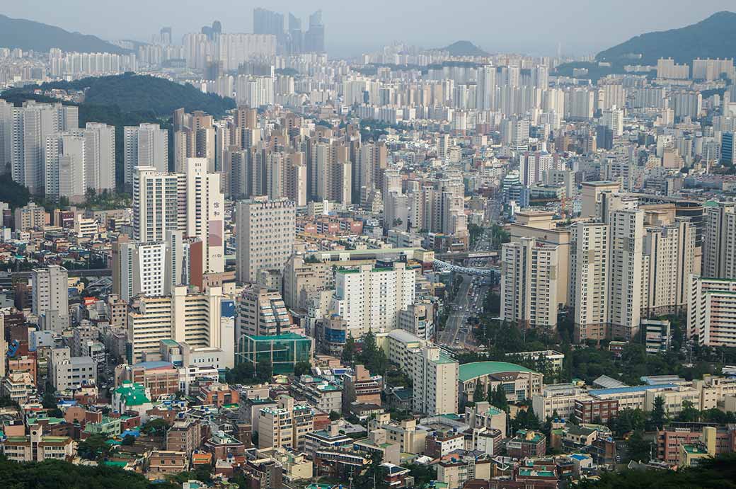 Busan from Geumjeongsan