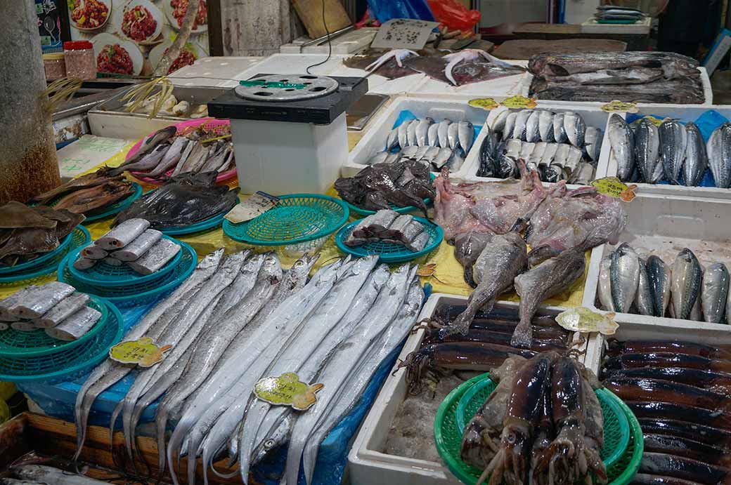 Fish market in Buyeo