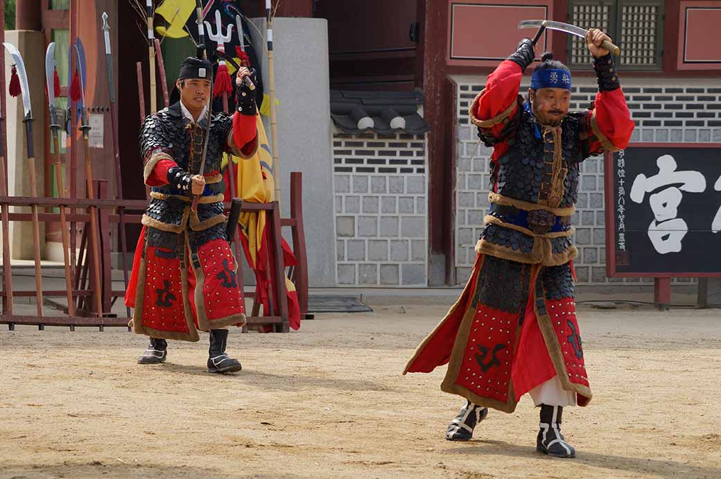 Martial arts at Hwaseong Haenggung