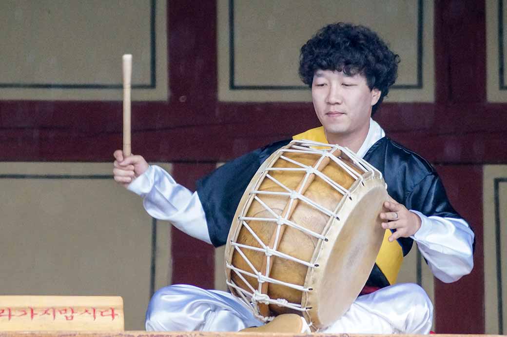 Traditional Korean drumming