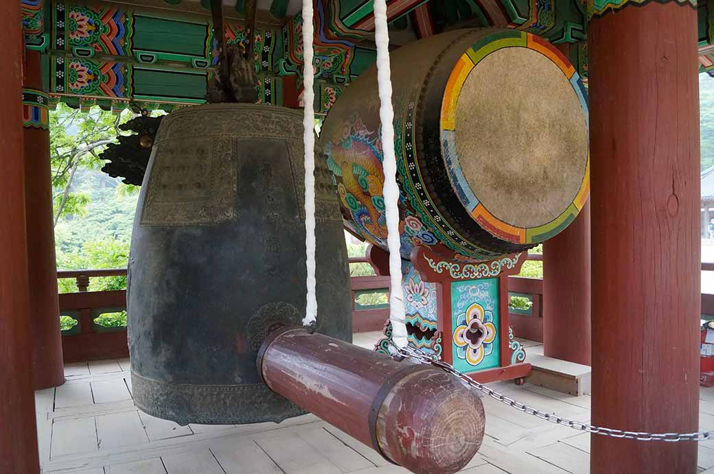 Bell and drum