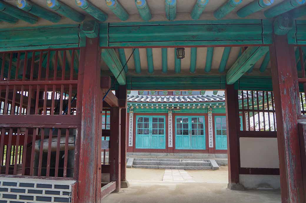 Gate and bell pavilion