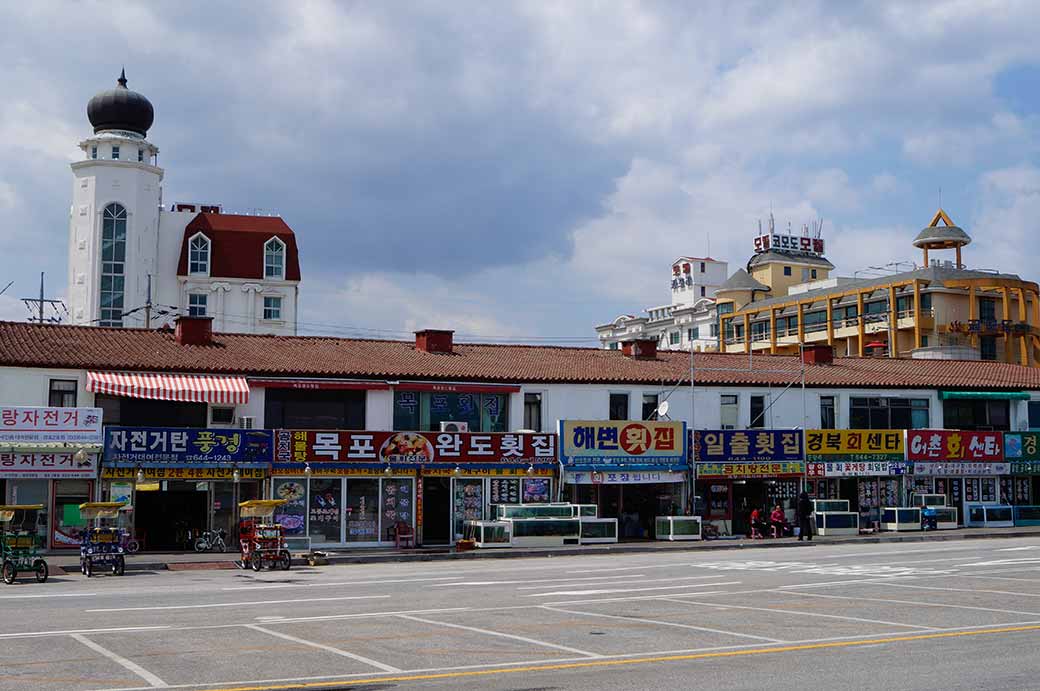 Shopfronts and motels