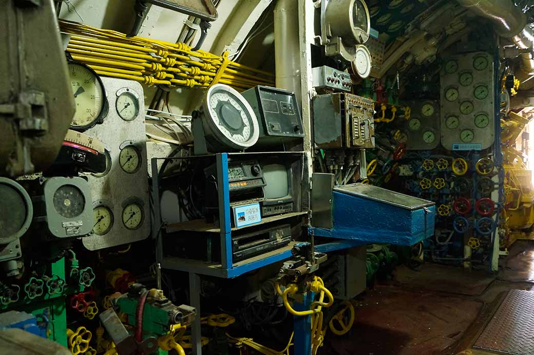 Submarine interior