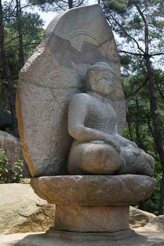 Seated Buddha statue