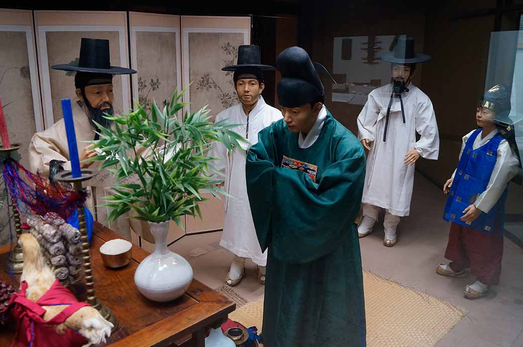 Korean wedding display