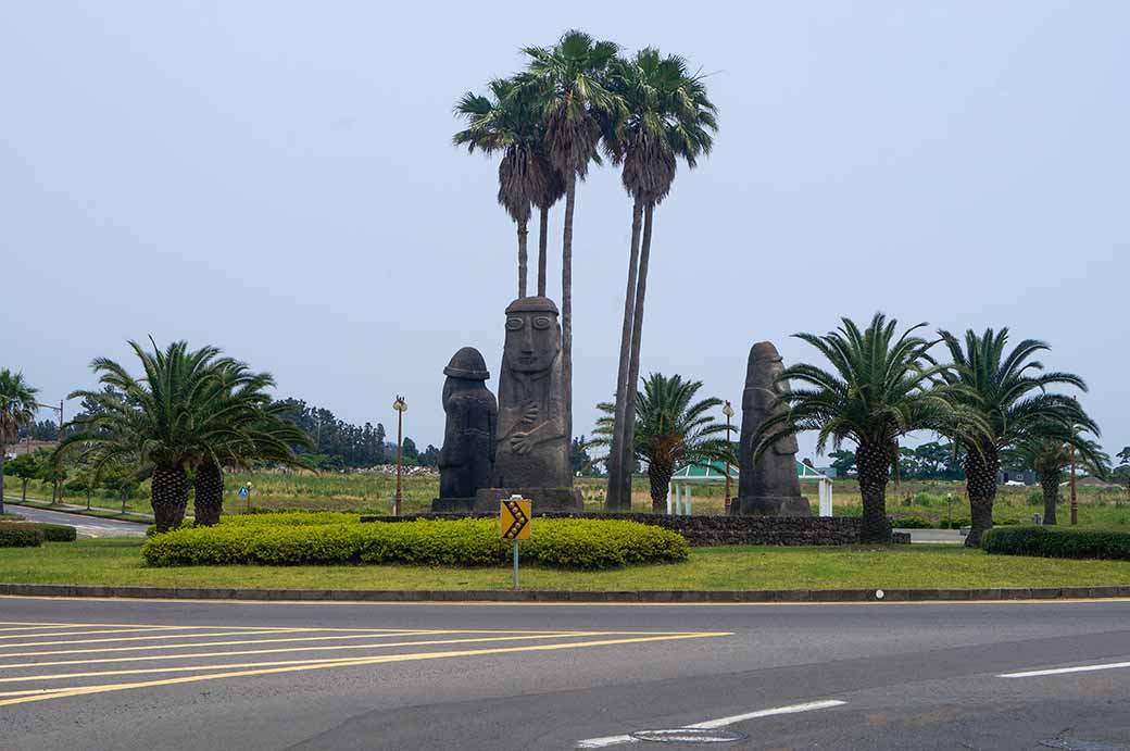 Roundabout with Harubang