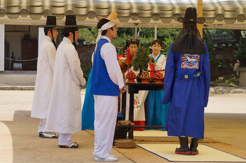 Traditional Korean wedding