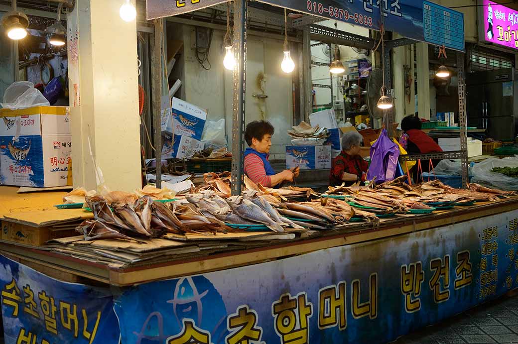 Dried fish for sale