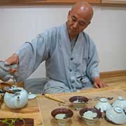 Tea with a monk