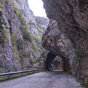 Rugova Canyon road