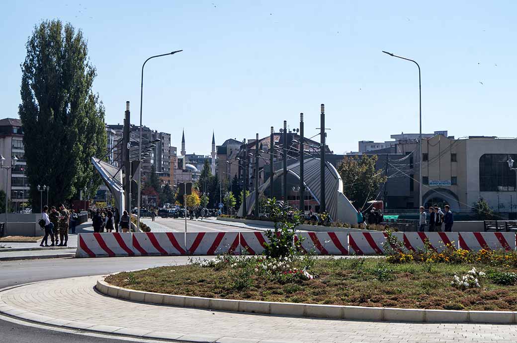 View to Albanian Mitrovica