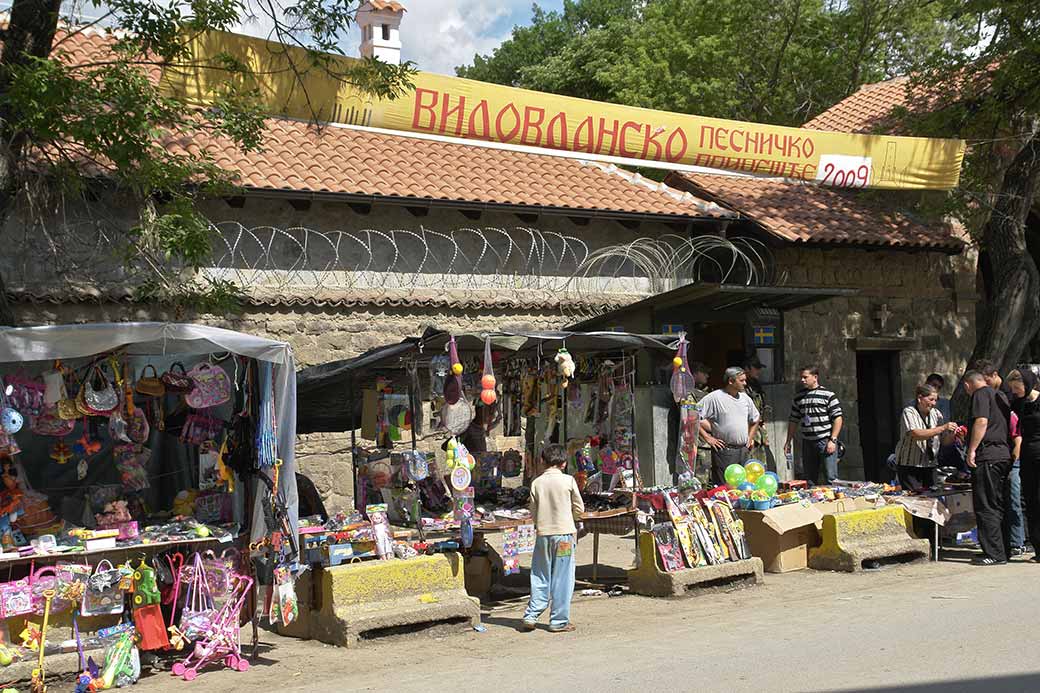 Souvenir stalls