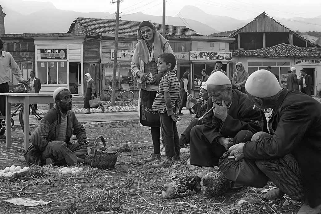 Market scene