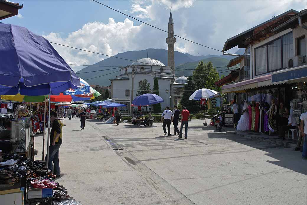 View to Bajrakli Mosque